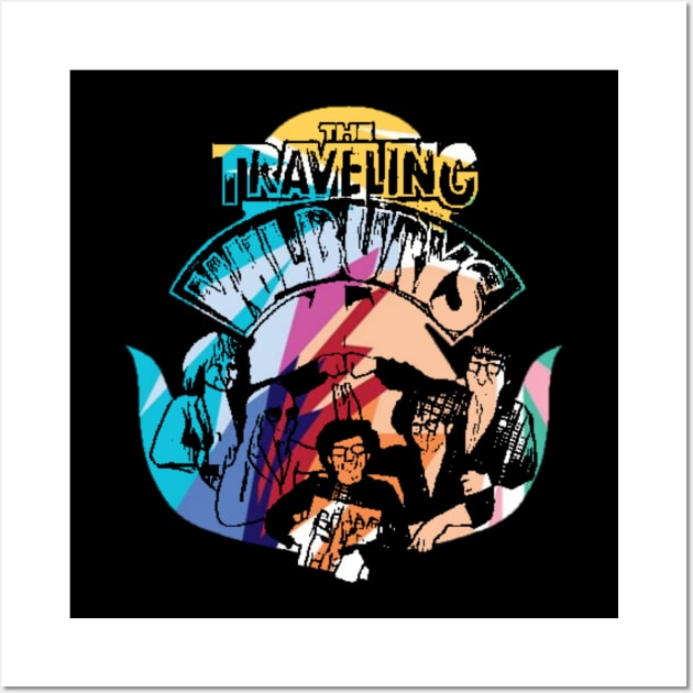 Traveling Wilburys - Wpap vintage Wall Art by Hi.Nawi